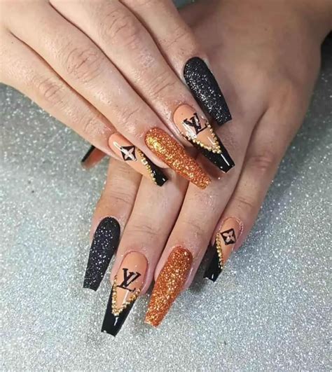 lv nail design|shape of nails personality.